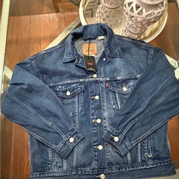 Levi's Classic Indigo Denim Jacket - Picture 2 of 2